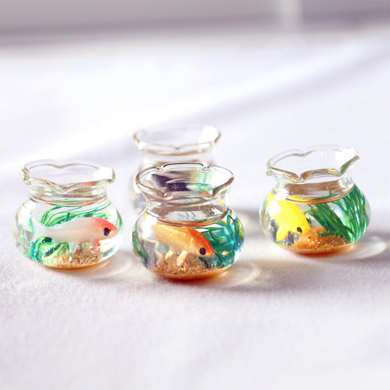 Marine Fish Tank - Home Ornament Doll House Decorative Toys