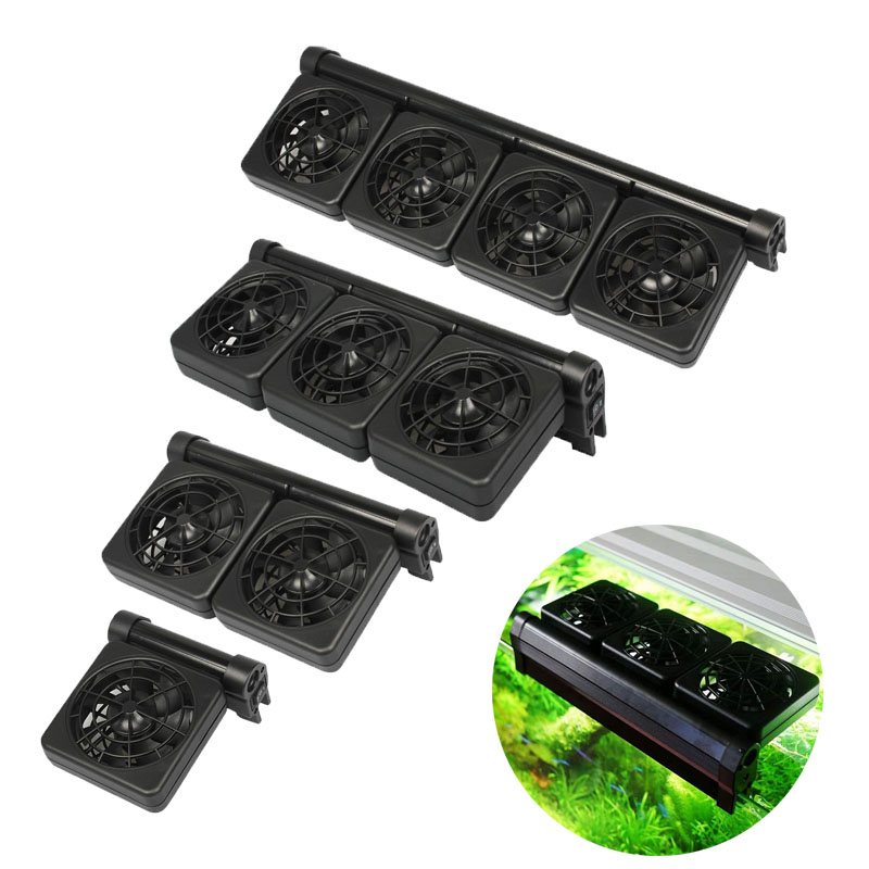 Saltwater Tank - 1/2/3/4 Aquarium Fans Chillers Water Temperature