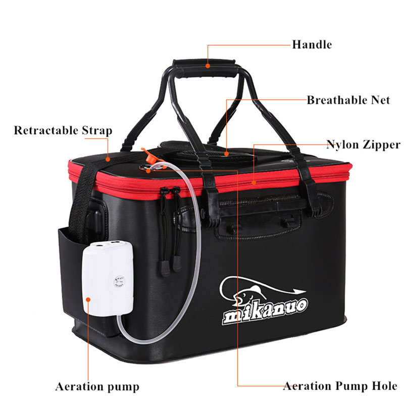 Fishing Bucket Folding Thicken - Marine Fish Tank 评论和价格