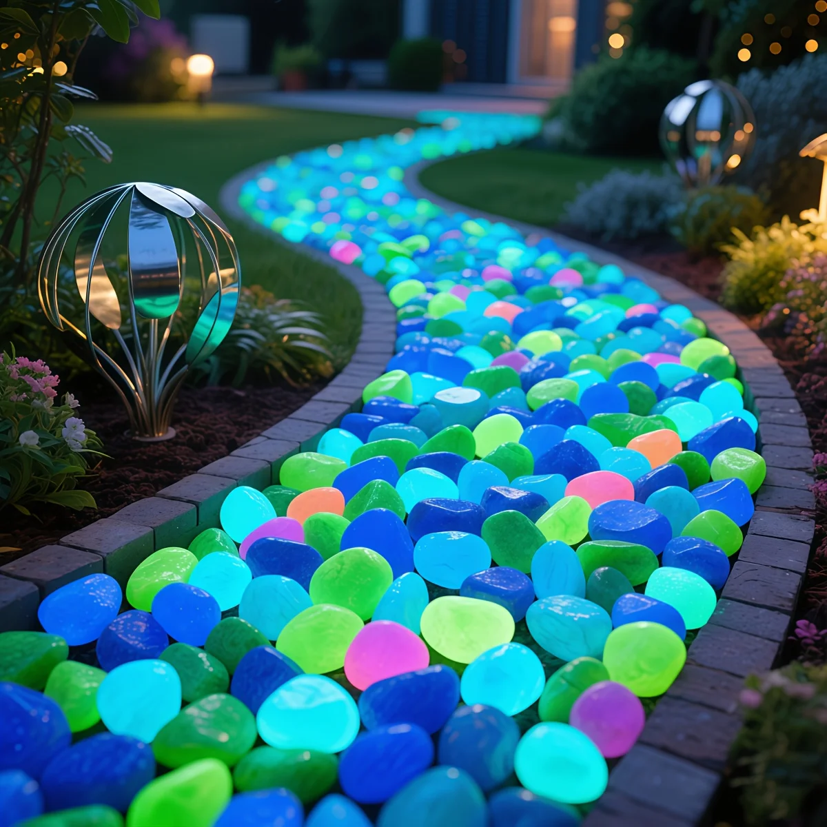 1CM 100pcs Color Goose Stone L - Marine Fish Tank 评论和价格
