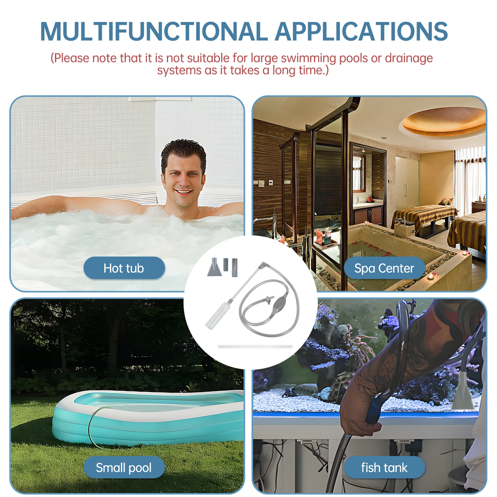 Hot Tub Vacuum Cleaner 10ft Sw - Ocean Aquarium 评论和价格