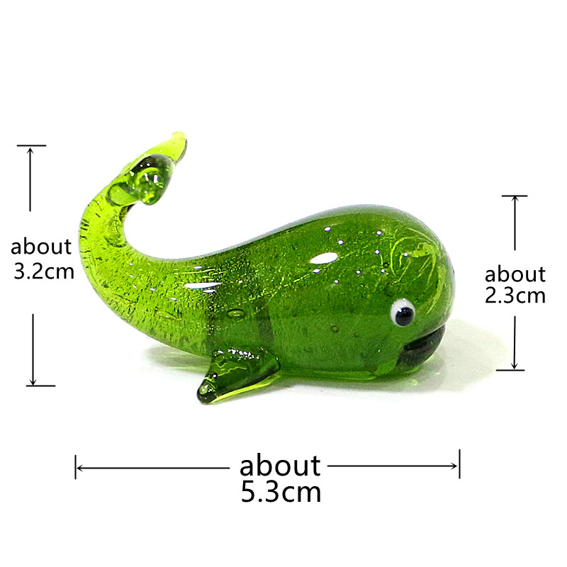Murano Glass Whale Miniature F - Marine Aquarium 评论和价格