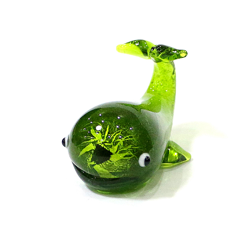 Murano Glass Whale Miniature F - Marine Aquarium 评论和价格