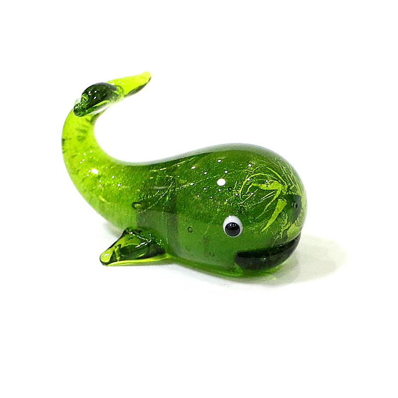 Murano Glass Whale Miniature F - Marine Aquarium 评论和价格