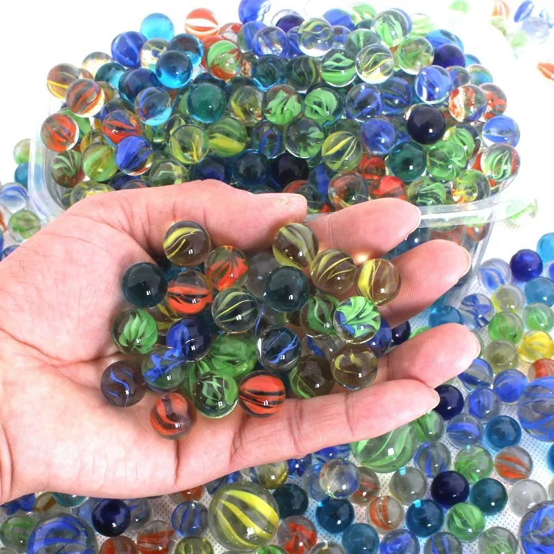 50Pcs 14mm Colorful Glass Marb - Marine Fish Tank 评论和价格