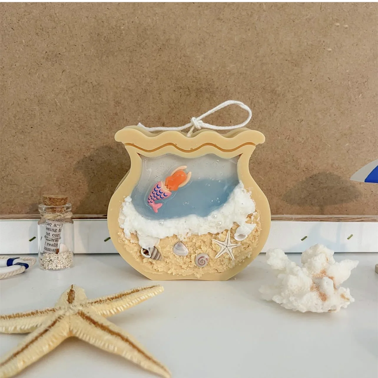 Fish Tank Moon Shape Candle Mo - Marine Fish Tank 评论和价格