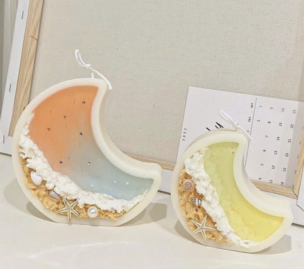 Fish Tank Moon Shape Candle Mo - Marine Fish Tank 评论和价格