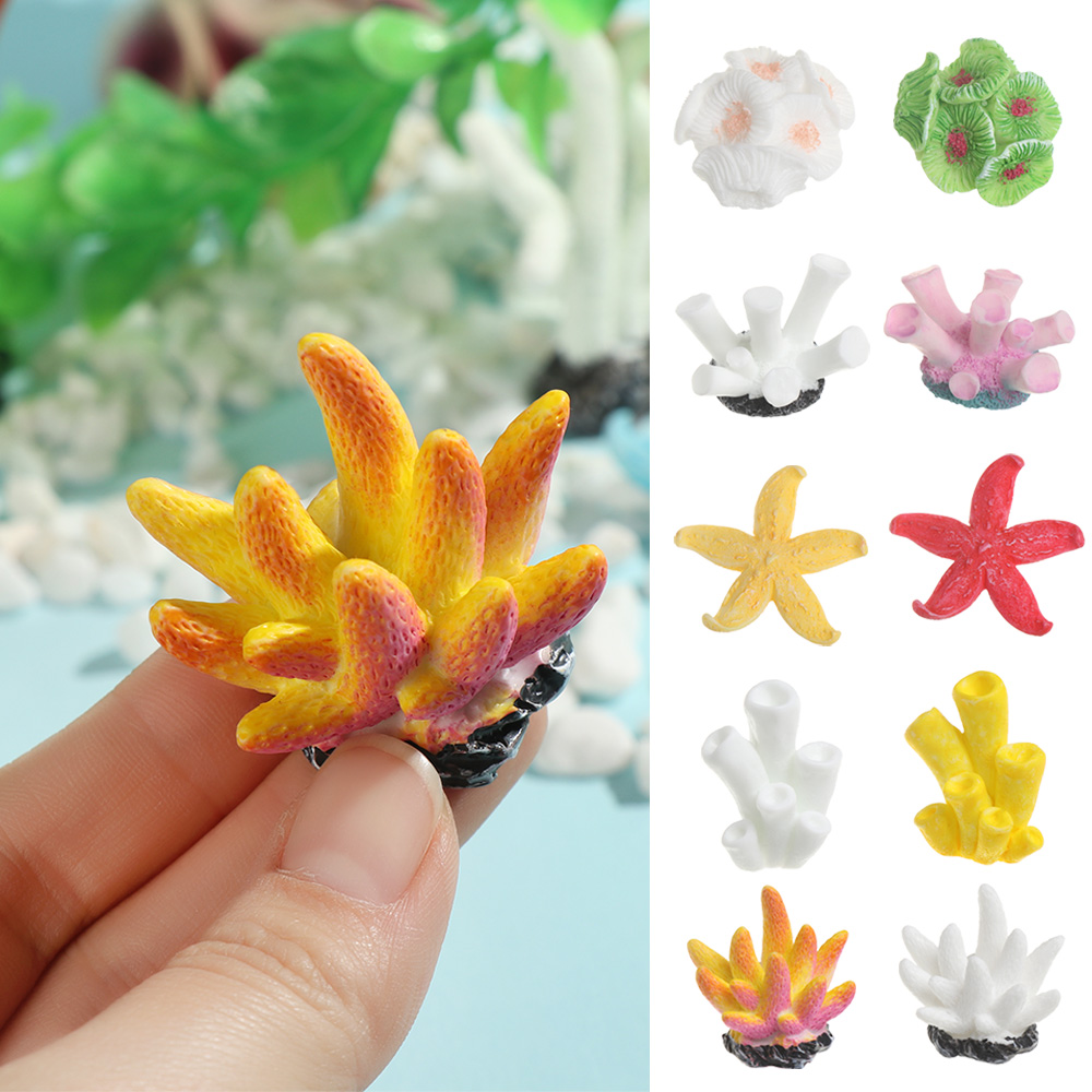 Artificial Coral Fish Tank Orn - Reef Aquarium 评论和价格