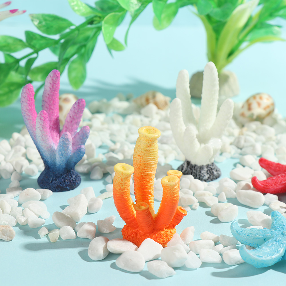 Artificial Coral Fish Tank Orn - Reef Aquarium 评论和价格