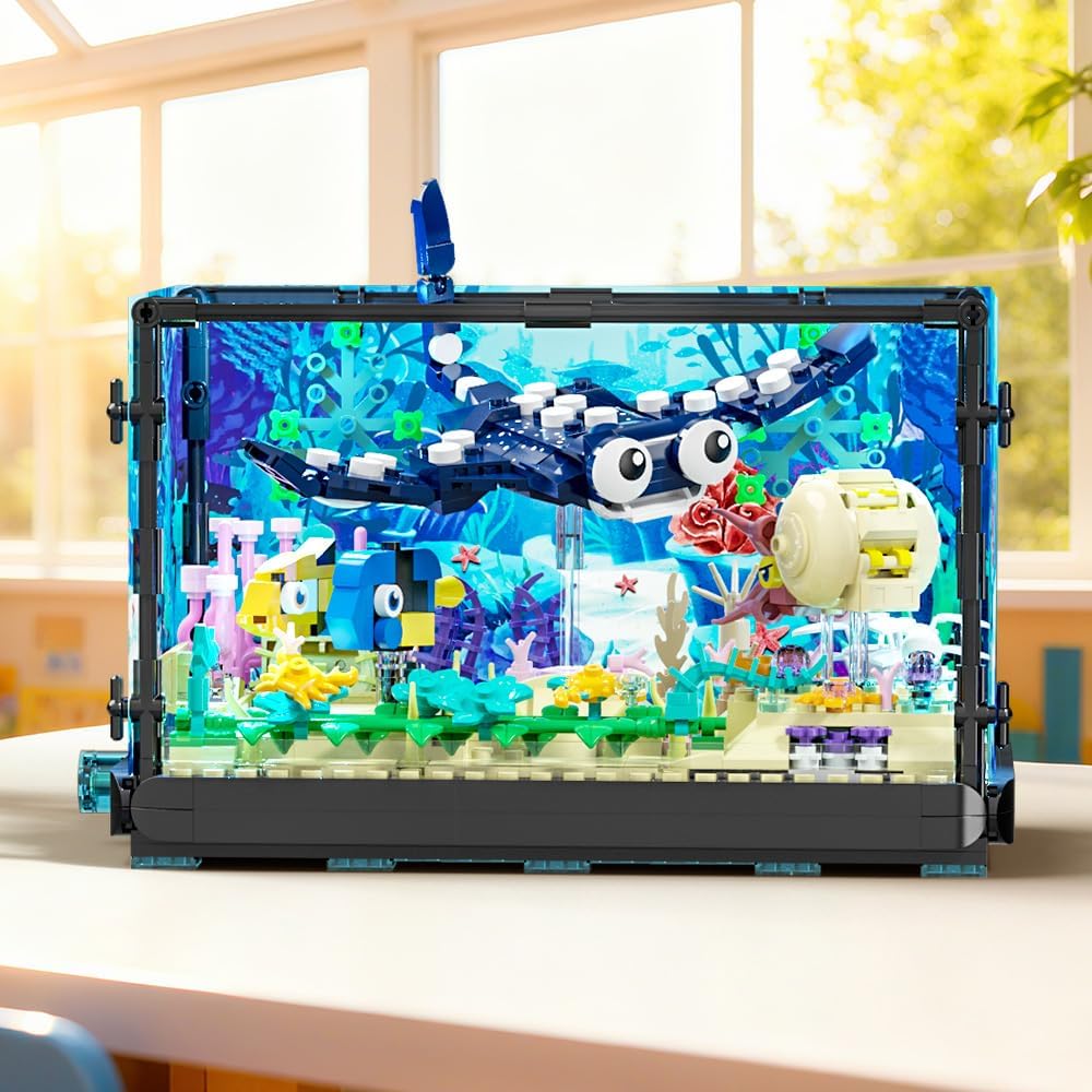 Fish Tank Building Set - Marin - Marine Aquarium Cube 评论和价格