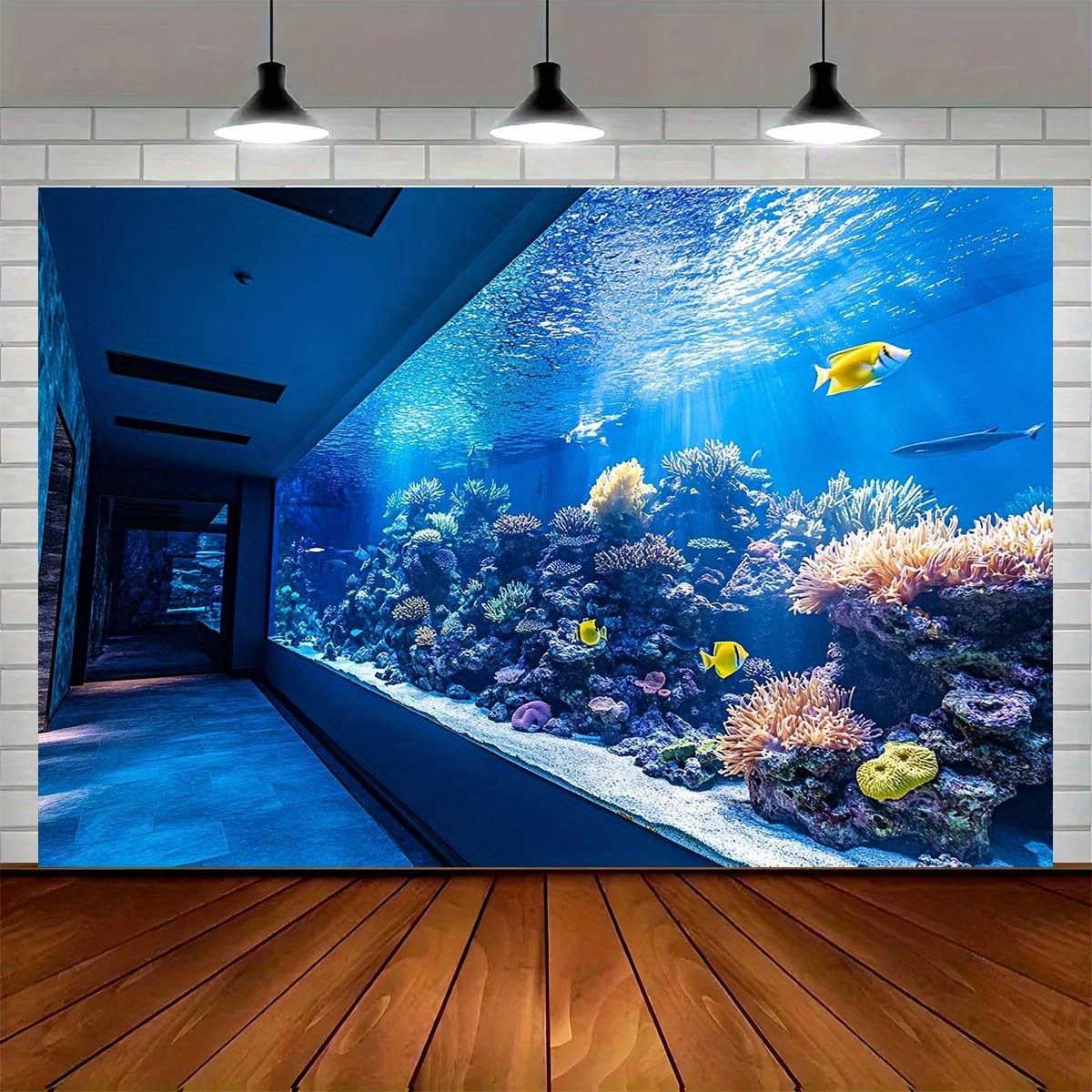 Vibrant Underwater Aquarium Ta - Reef Aquarium 评论和价格