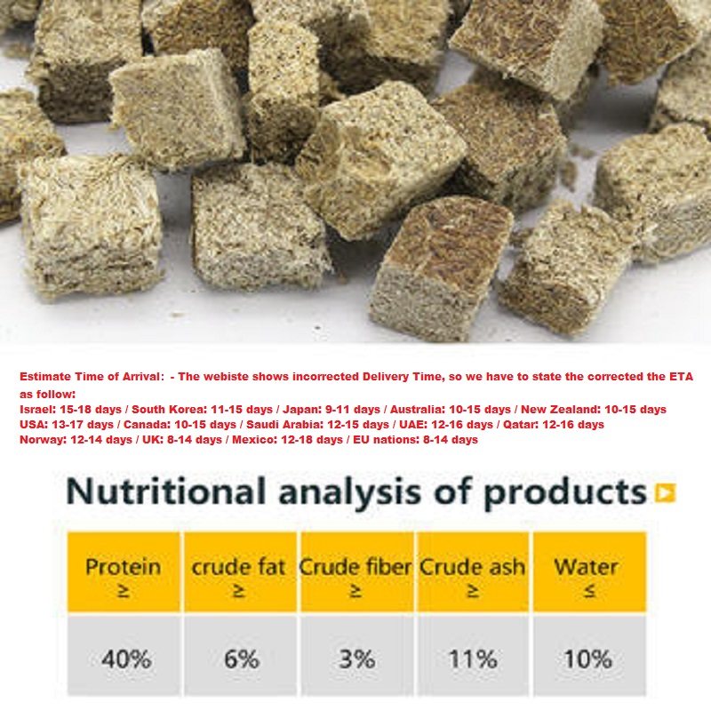 Natural Freeze Dried Bloodworm - Marine Aquarium Cube 评论和价格
