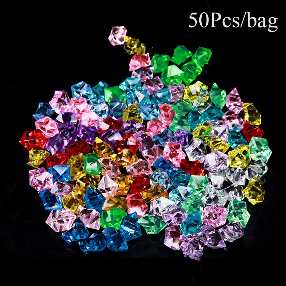 50PCS/pack Colorful 1.4*1.1cm  - Marine Aquarium Cube 评论和价格