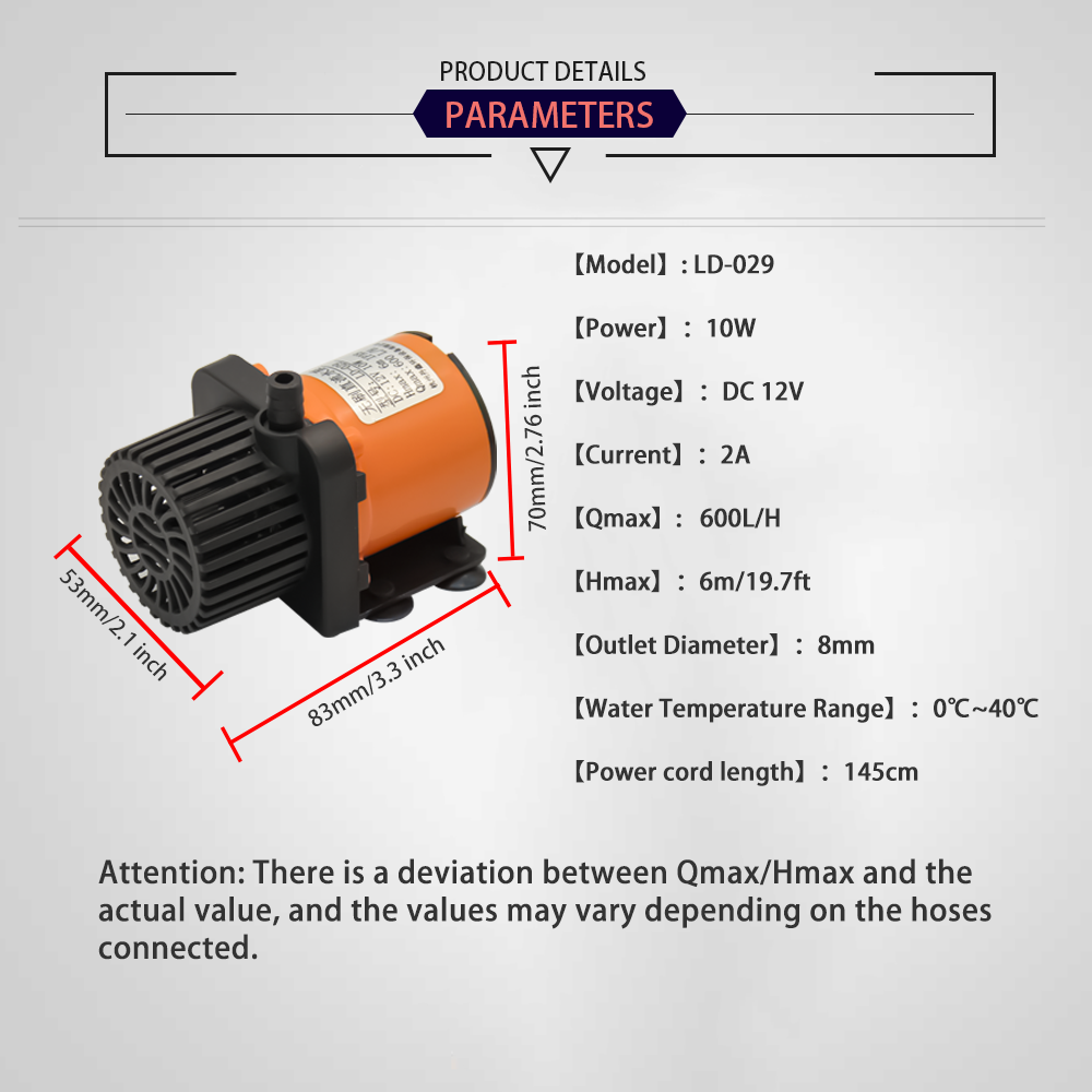 12V DC Brushless Small Submers - Ocean Aquarium 评论和价格
