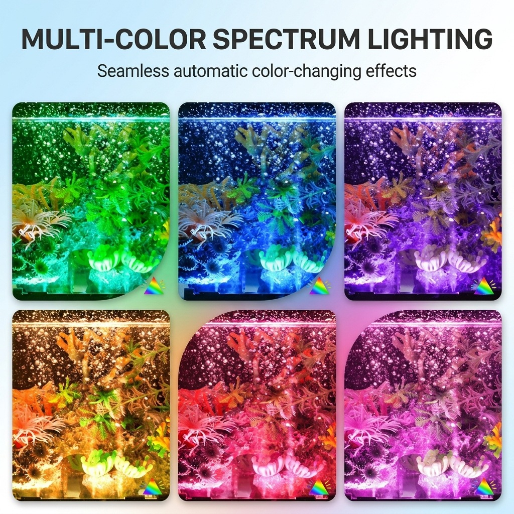 USB LED Aquarium Air Bubble Li - Aquarium Marine Lights 评论和价格