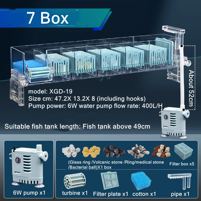 220V Aquarium Wall-Mounted Wat - Reef Tank Filter 评论和价格