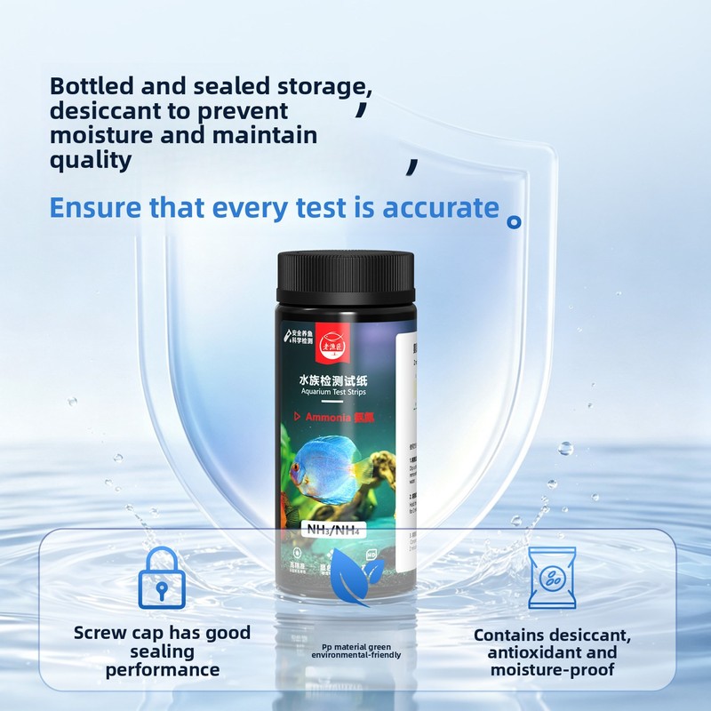 8-in-1 Aquarium Test Strips -  - Saltwater Tank 评论和价格